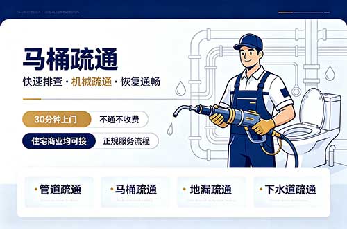 淮北马桶疏通