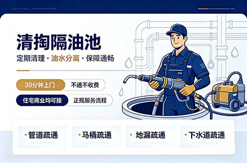 淮北清掏隔油池